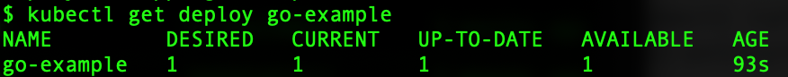 Get Deploy Go Example
