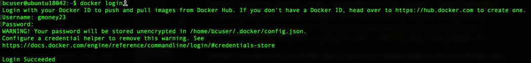 Docker Login Before Script